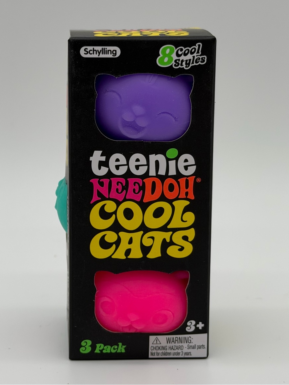 teenie NeeDoh Cool Cats 3 pack